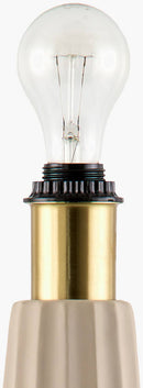 Kym Traditional Gray/White Table Lamp