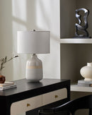 Vien Global White Table Lamp