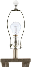Naim Traditional Metallic - Silver Table Lamp