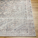 Eleni Traditional Gray Washable Area Rug - Vivir x Livabliss