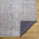 Lorelai Traditional Black/Amber Washable Area Rug - Vivir x Livabliss