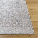 Lorelai Traditional Black/Amber Washable Area Rug - Vivir x Livabliss