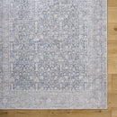 Lorelai Traditional Light Beige/Black Washable Area Rug - Vivir x Livabliss