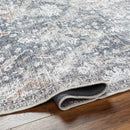 Lorelai Traditional Black/Dark Brown Washable Area Rug - Vivir x Livabliss