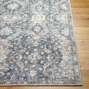 Lorelai Traditional Black/Dark Brown Washable Area Rug - Vivir x Livabliss