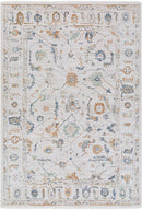 Stevenson Traditional Ivory Washable Area Rug