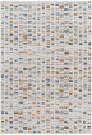 Latisia Modern Slate Blue Washable Area Rug