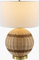 Keauna Traditional Beige Table Lamp