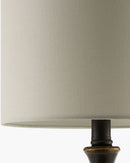 Sintia Rustic White/Black Table Lamp