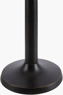 Mikia Rustic Black/White Floor Lamp