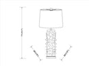 Jannetta Global Black Table Lamp