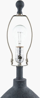 Tyffani Rustic Black Table Lamp