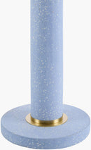 Jamere Traditional Sky Blue Floor Lamp