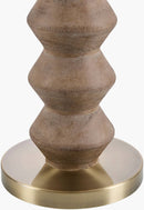 Edina Traditional Dark Brown Floor Lamp