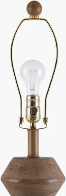 Edina Traditional Dark Brown Floor Lamp