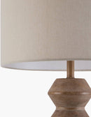 Edina Traditional Dark Brown Floor Lamp