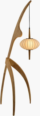 Claudius Traditional Cream/White Floor Lamp
