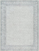 Rainier Cottage Blue/Medium Gray Washable Area Rug - Our PNW Home x Livabliss