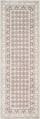 Rainier Cottage Cream/Dark Brown Washable Area Rug - Our PNW Home x Livabliss