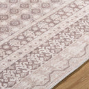 Rainier Cottage Cream/Dark Brown Washable Area Rug - Our PNW Home x Livabliss
