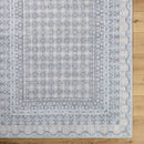 Rainier Cottage White/Pale Blue Washable Area Rug - Our PNW Home x Livabliss