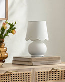 Kolleen Cottage White/Translulent Table Lamp