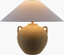 Araya Traditional Brown/White Table Lamp - Galey Alix x Livabliss
