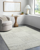 Architect Modern Ivory/Black Area Rug - Galey Alix Livabliss