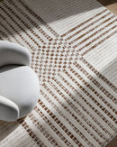 Architect Modern Dark Brown/Ivory Area Rug - Galey Alix Livabliss