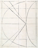 Architect Modern Black/Ivory Area Rug - Galey Alix Livabliss