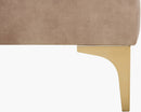 Benjamin Light Brown Bench - Galey Alix x Livabliss