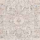Maria Elena Traditional Taupe/Dark Blue Area Rug - Galey Alix Livabliss