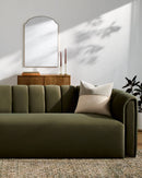 Dale Olive Sofa - Galey Alix x Livabliss