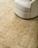 Fetscher Traditional Tan Area Rug - Galey Alix Livabliss