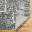 Janek Modern Ash Gray Area Rug - Galey Alix Livabliss
