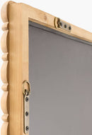 Karling Blair Traditional Brown Wall Mirror - Galey Alix x Livabliss