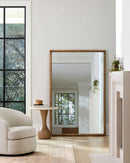 Karling Blair Traditional Brown Wall Mirror - Galey Alix x Livabliss