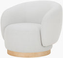 Finlayson Ivory/Beige Accent Chair - Galey Alix x Livabliss