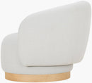 Finlayson Ivory/Beige Accent Chair - Galey Alix x Livabliss