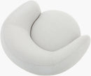 Finlayson Ivory/Brown Accent Chair - Galey Alix x Livabliss