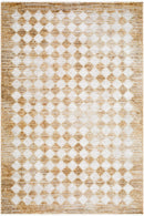 Myrtle Avenue Traditional Taupe/Mustard Area Rug - Galey Alix Livabliss