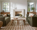 Myrtle Avenue Traditional Taupe/Mustard Area Rug - Galey Alix Livabliss
