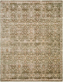 Myrtle Avenue Traditional Olive/Medium Brown Area Rug - Galey Alix Livabliss