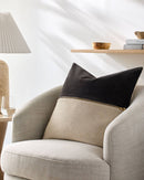 San Marco Charcoal/Ivory Pillow Cover - Galey Alix x Livabliss
