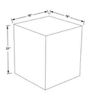 Taryn Cream End Table - Galey Alix x Livabliss