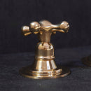 Unlacquered Brass Deck Mounted Faucet - 3 Holes Mounted Bath Faucet