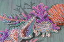 Bead Embroidery Kit - Wreath of shells
