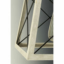 Graphite Dimmable Farm Home Light Lantern Geometric Chandelier