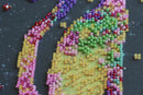 Bead Embroidery Kit Kittens' purrings AB-744