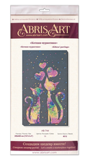 Bead Embroidery Kit Kittens' purrings AB-744